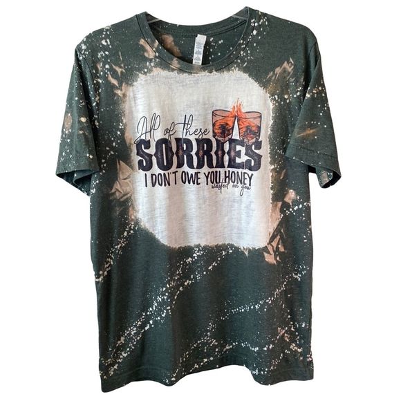 Bella Canvas Other - Morgan Wallen “Waisted on you” Green Tie Dye T-shirt